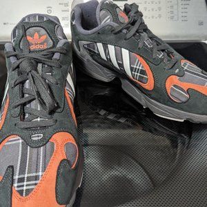 Adidas plaid sneakers